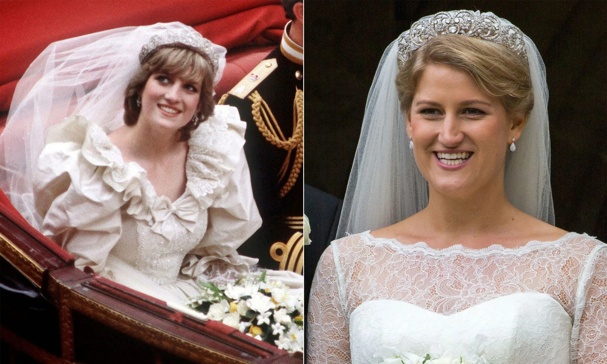 Принцесса диана свадьба фото Celia McCorquodale, Princess Diana's Niece, Wore Her Aunt's Wedding Tiara to Wal