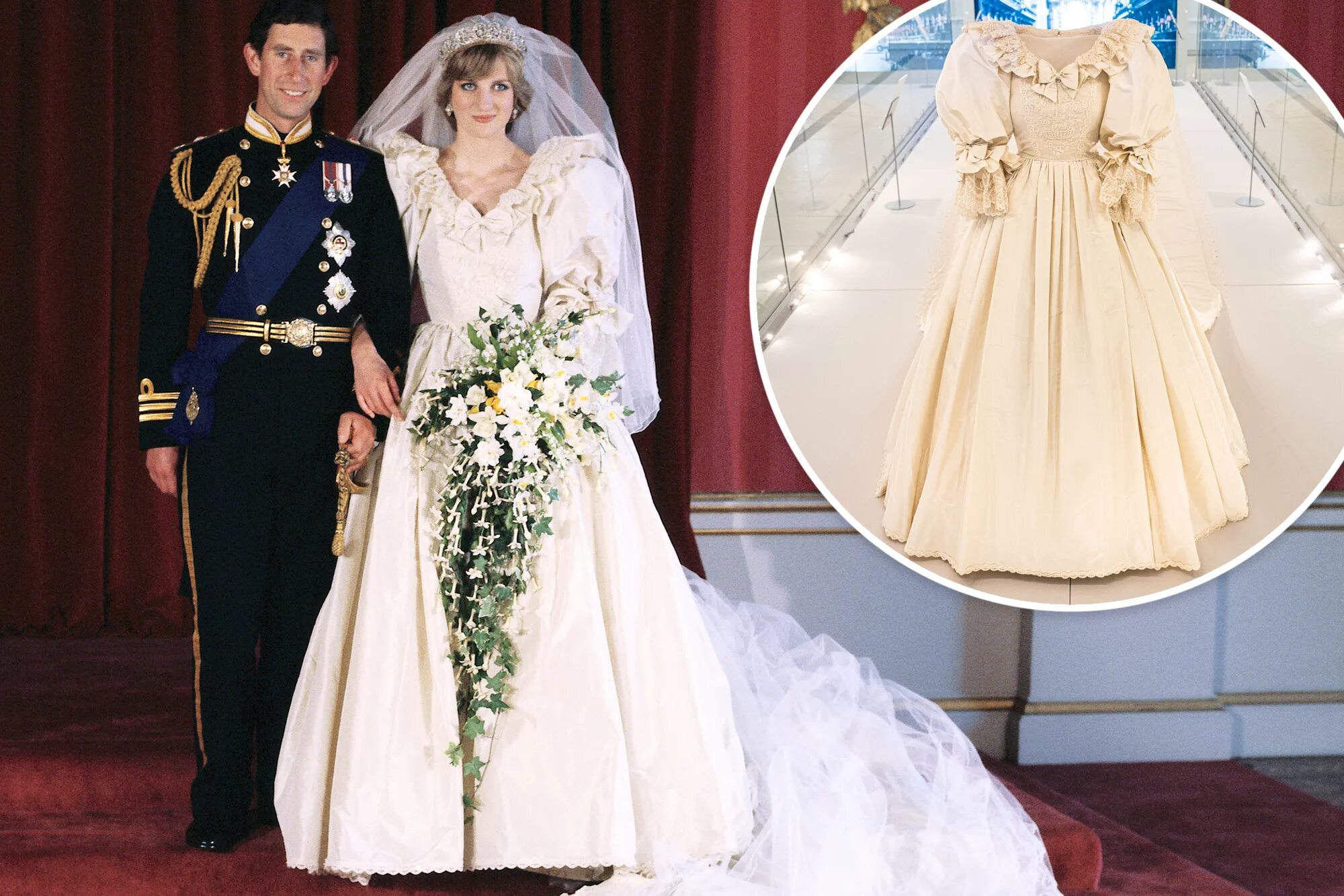 Принцесса диана свадьба фото The secrets behind Princess Diana's wedding dress