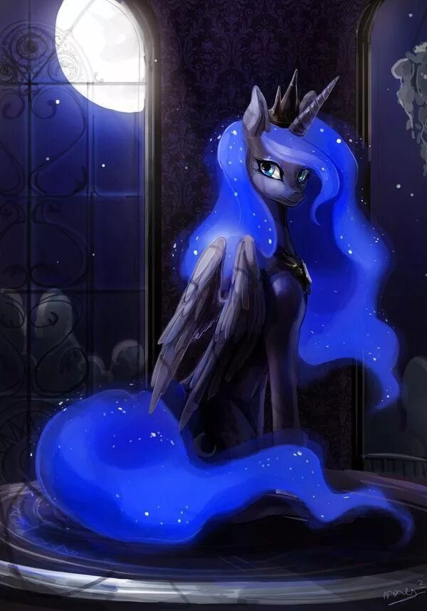 Принцесса луна пони фото Pin on Princess Luna My little pony friendship, My little pony wallpaper, Mlp my