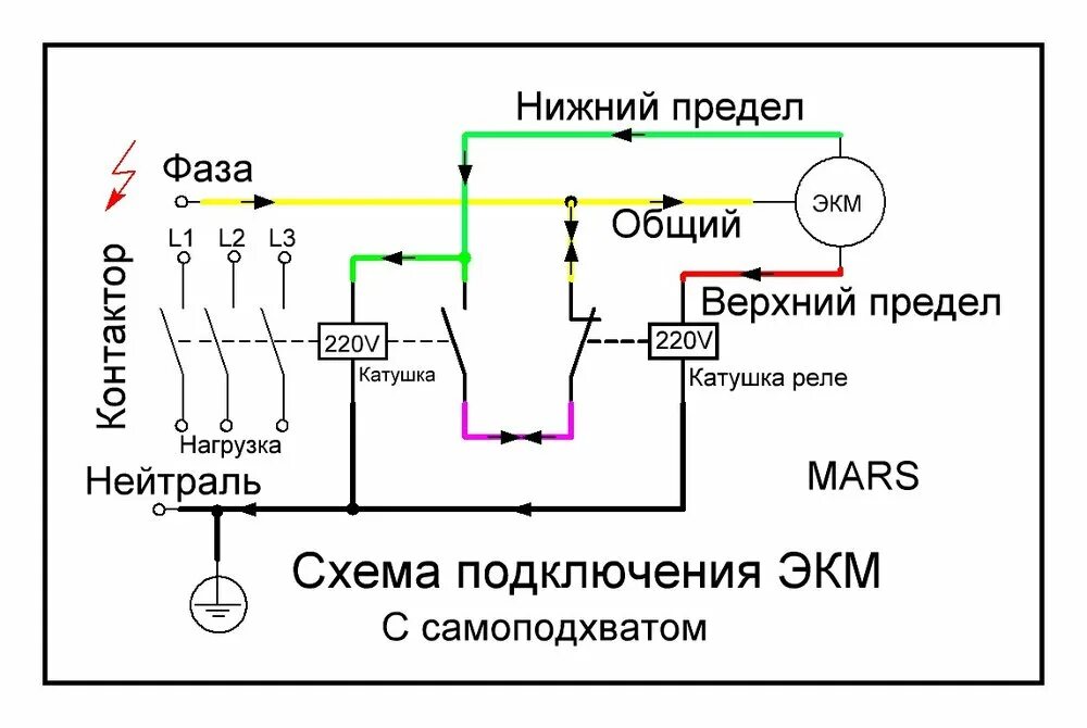 Принцип подключения схема Схема подключения ЭКМ-1У - Копии схем и печатных плат устройств попавшие ко мне 