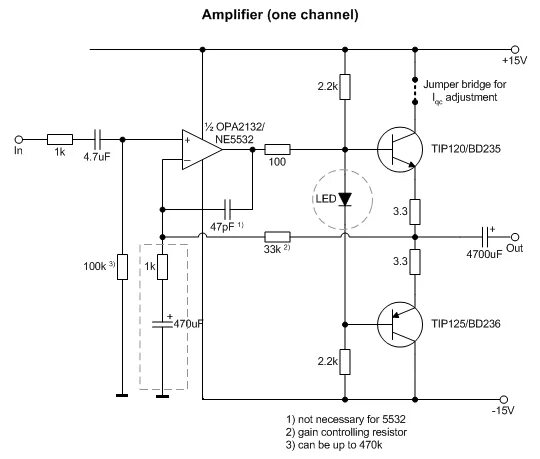 Принципа схема усилителей Ответы Mail.ru: усилитель звука на tip120