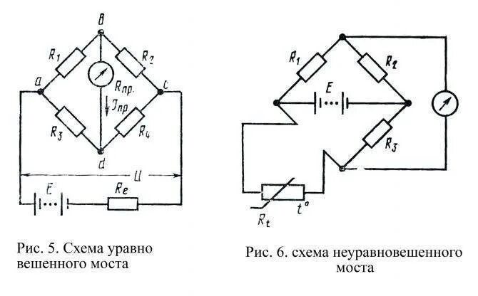 Принципиальная электрическая мостовая схема Картинки УРАВНОВЕШЕННУЮ МОСТОВУЮ СХЕМУ