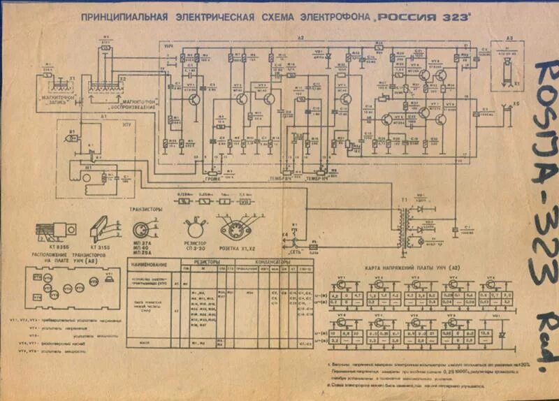 Принципиальная электрическая схема аккорд 201 Ответы Mail.ru: Как встроить тембр средней частоты в электрофон Россия 323