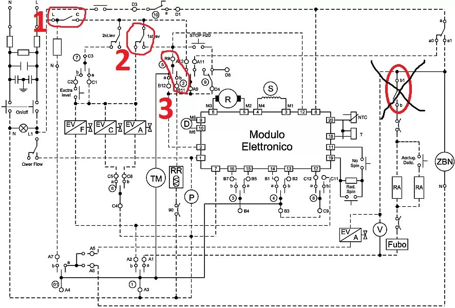 Принципиальная электрическая схема аристон Бойлер Ariston AS 1047 CTX 4547157832, PF JN96400696, нет нагрева воды - Водонаг