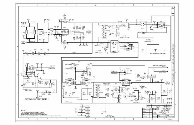 Принципиальная электрическая схема бесперебойника APC 640-7732H Service Manual download, schematics, eeprom ... Apc, Electronics, 