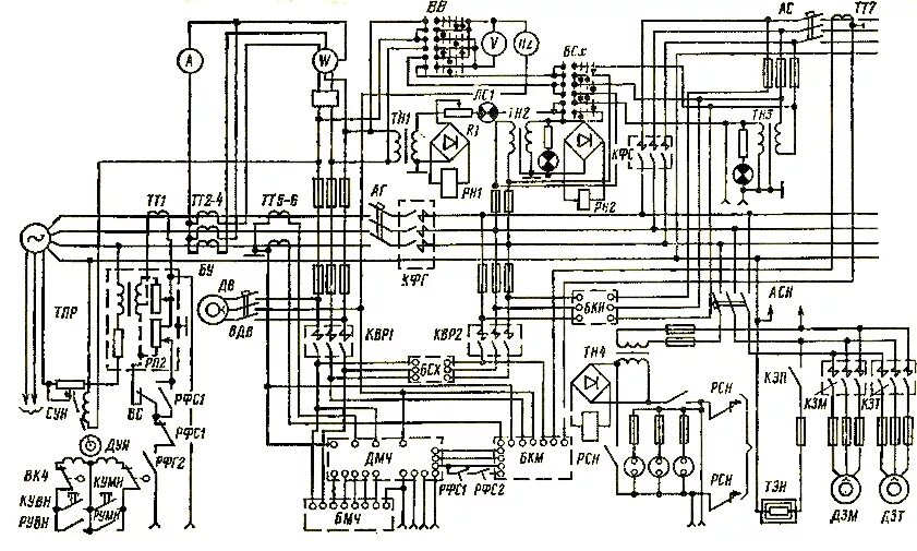 Принципиальная электрическая схема дизеля Параллельная работа генераторов ДЭС ДЭС