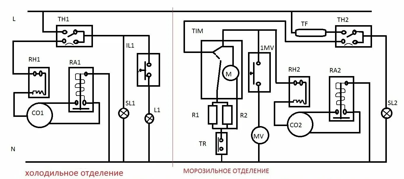 Принципиальная электрическая схема холодильника Ремонт электросхемы на дому в Тюмени: 42 исполнителя с отзывами и ценами на Янде