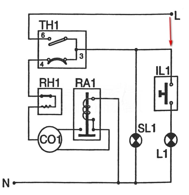 Принципиальная электрическая схема холодильника Как подключить ларь ОРСК 24 или фото колодки у вас есть? РемБытТех