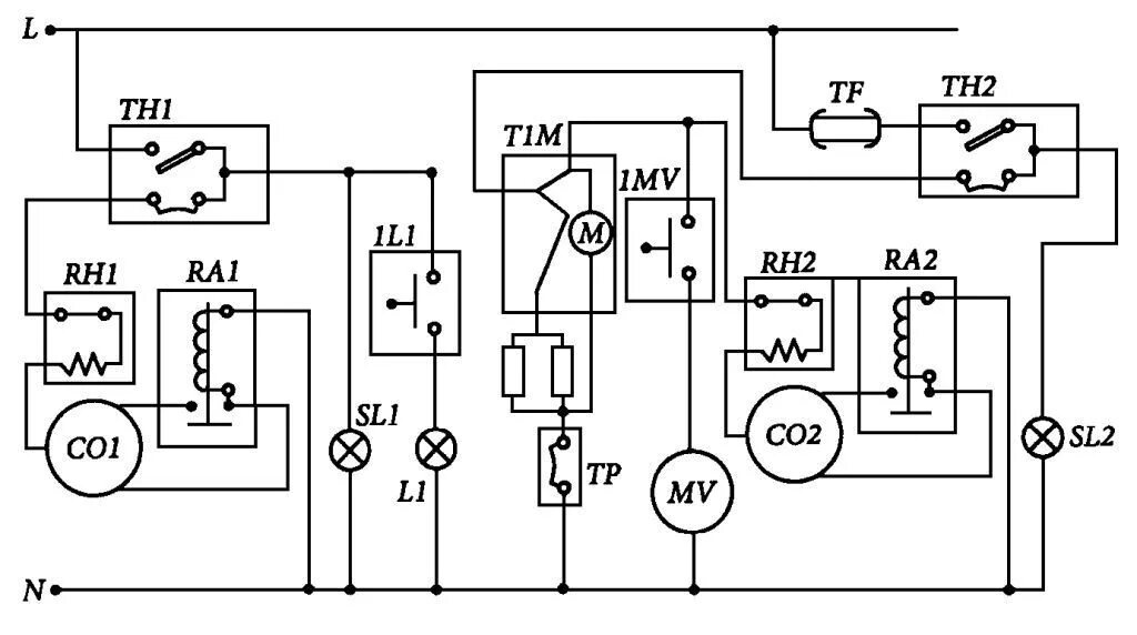 Принципиальная электрическая схема холодильника индезит Замена терморегулятора холодильника Stinol 102 ELK поэтапно