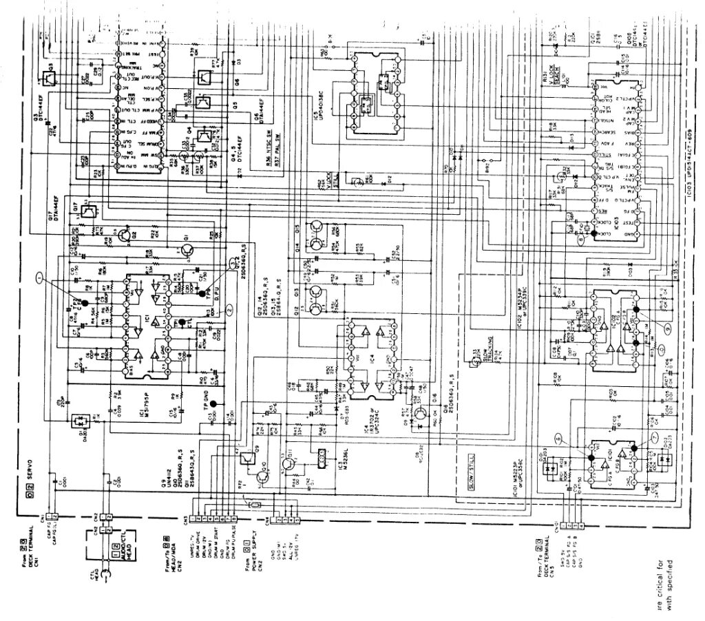 Принципиальная электрическая схема jvc JVC HRD 257