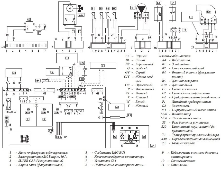 Принципиальная электрическая схема котла газового lamborghini 500 Котел газовый Immergas Victrix Zeus Superior 26 2 ErP - купить недорого, хорошие