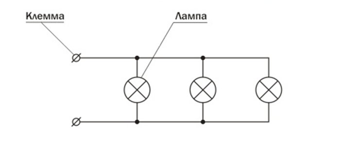 Принципиальная электрическая схема люстры Виды схем и их код