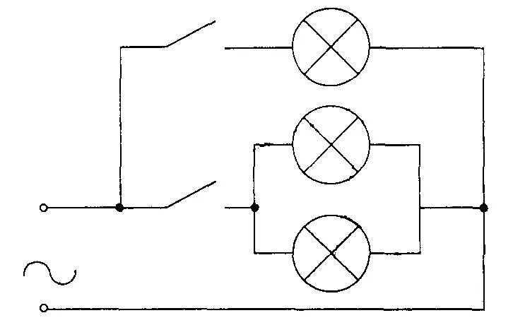 Принципиальная электрическая схема люстры Электрическая схема подключения люстры