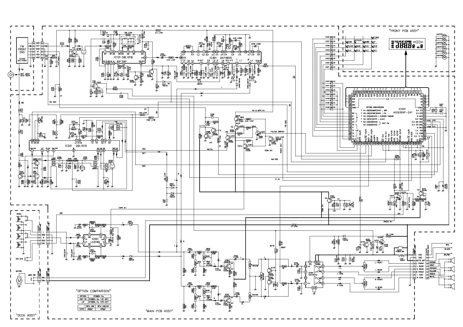 Принципиальная электрическая схема магнитофона lg 735h LG TCC-6210,6220,6230 Service Manual download, schematics, eeprom, repair info f