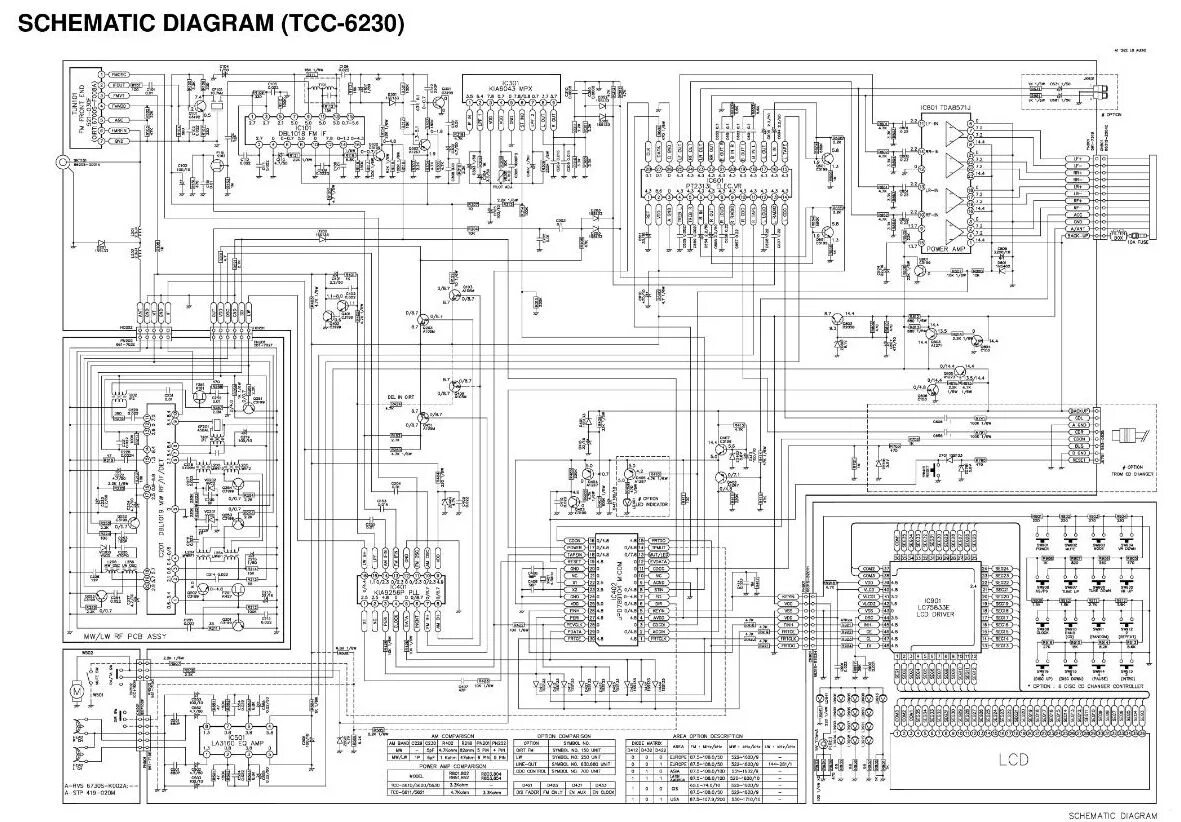 Принципиальная электрическая схема магнитофона lg 735h Acv avs 1702g схема платы магнитола - фото - АвтоМастер Инфо