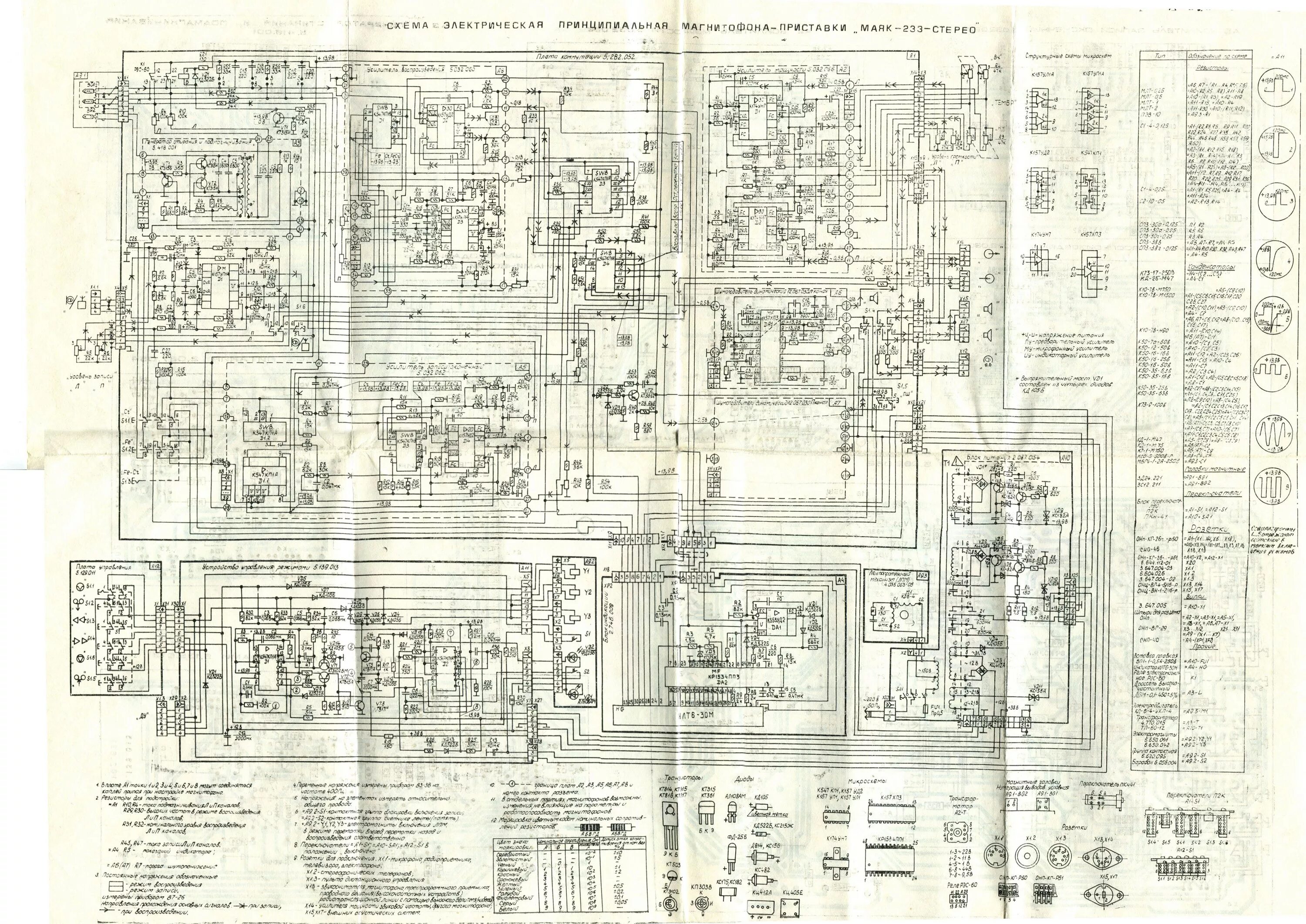 Принципиальная электрическая схема магнитофона маяк 212 катушечный Контент nvju1967 - Страница 49 - Форум по радиоэлектронике