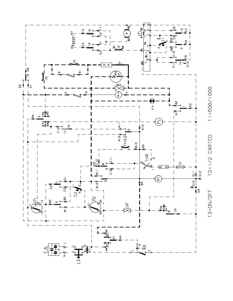 Принципиальная электрическая схема машины индезит INDESIT WDN2296XWU SCH Service Manual download, schematics, eeprom, repair info 