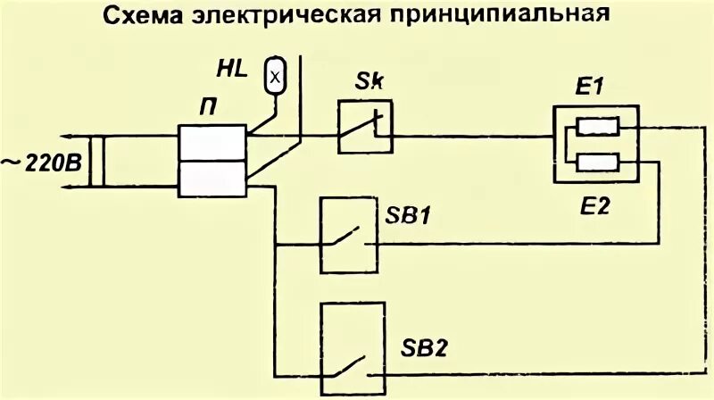 Принципиальная электрическая схема масляного обогревателя Руководство по эксплуатации на электрорадиатор ЭРМПС-1,5/220(с)