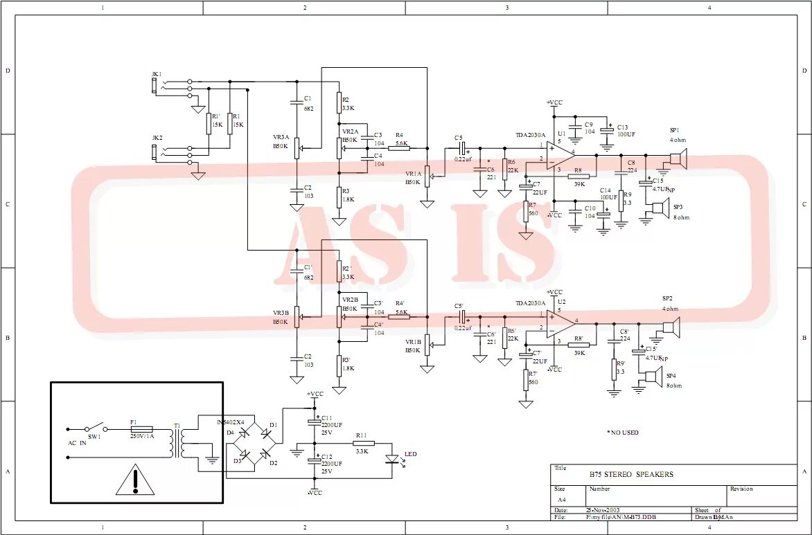 Принципиальная электрическая схема microlab m 108 Microlab B-75.jpg - Альбом #123 - Seven-amp... ;) - Альбом #131 - ММ...пенсионер