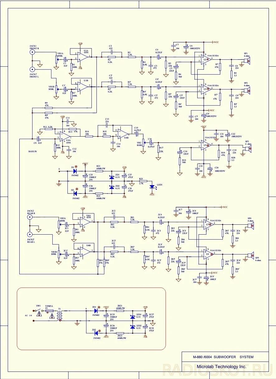 Принципиальная электрическая схема microlab m 108 Контент Black-мур - Страница 42 - Форум по радиоэлектронике