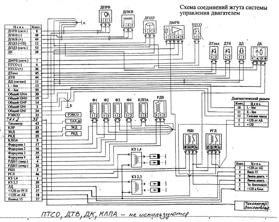 Принципиальная электрическая схема микас 7.1 инжектор газель Моторный жгут проводов - Москвич Юрий Долгорукий, 2 л, 1997 года запчасти DRIVE2