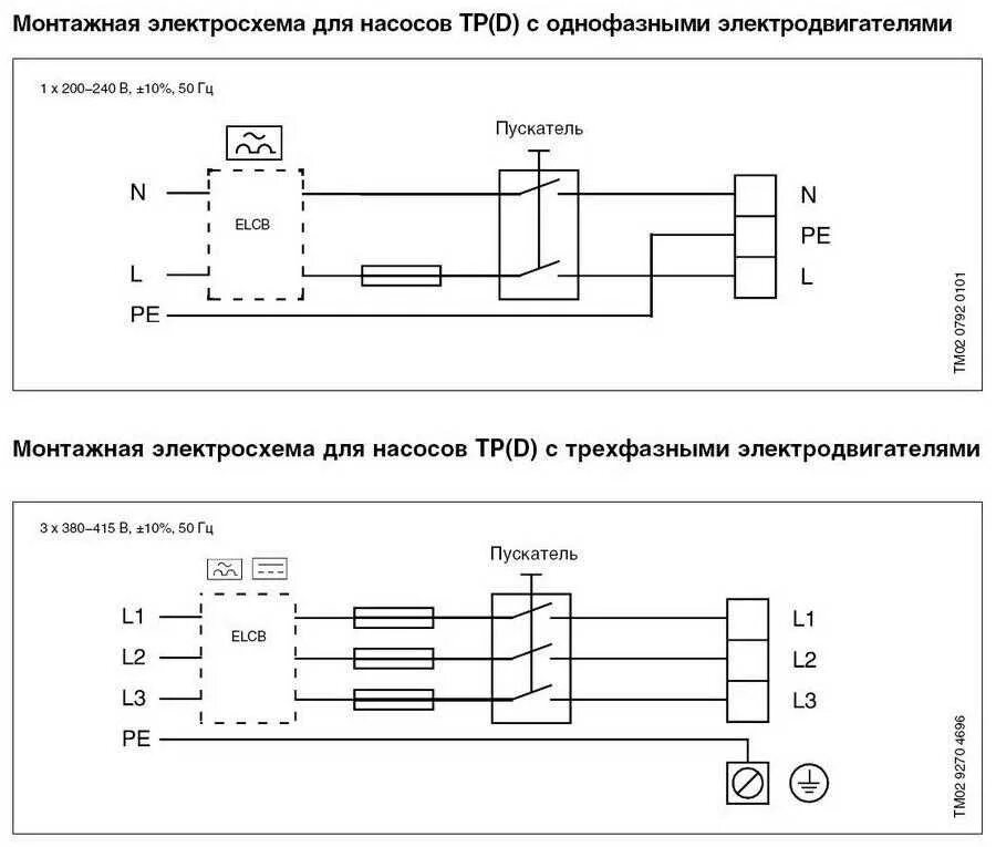 Принципиальная электрическая схема насоса вило рв 088еа Схема подключения насоса отопления