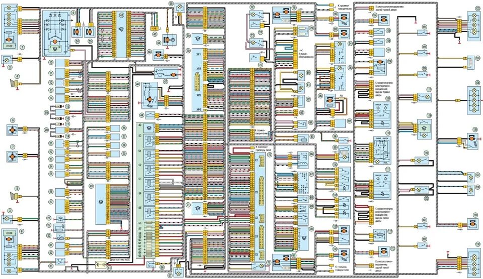 Принципиальная электрическая схема патриот Климат контроль от газели-бизнес и обогрев емеля ук 2 - УАЗ Patriot, 2,7 л, 2007