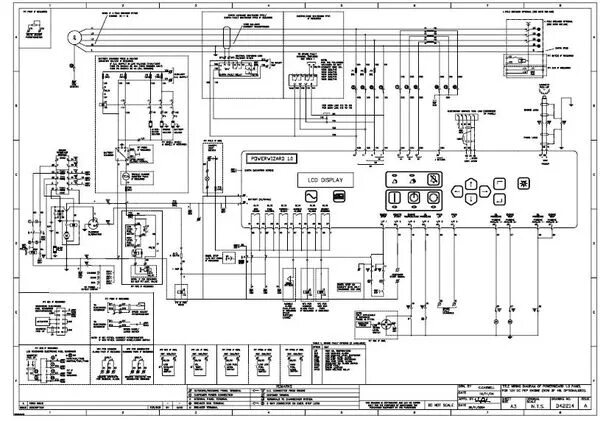 Принципиальная электрическая схема pdf DIAGRAMA ELECTRICO Y ELECTRONICO TABLERO DE CONTROL POWER WIZARD. - Telergia - F