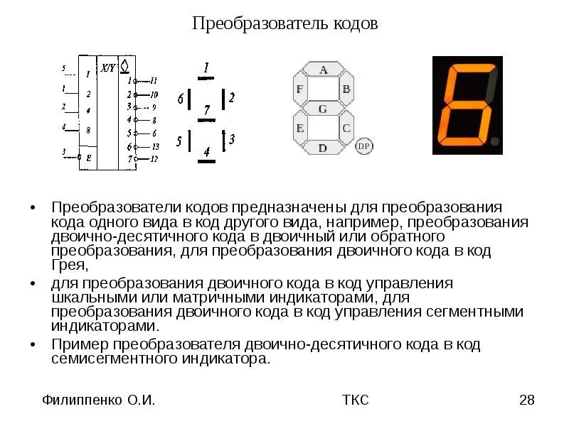 Принципиальная электрическая схема преобразователя кодов ОТМП. Элементы и узлы ЭВМ. (Тема 2) - презентация, доклад, проект скачать