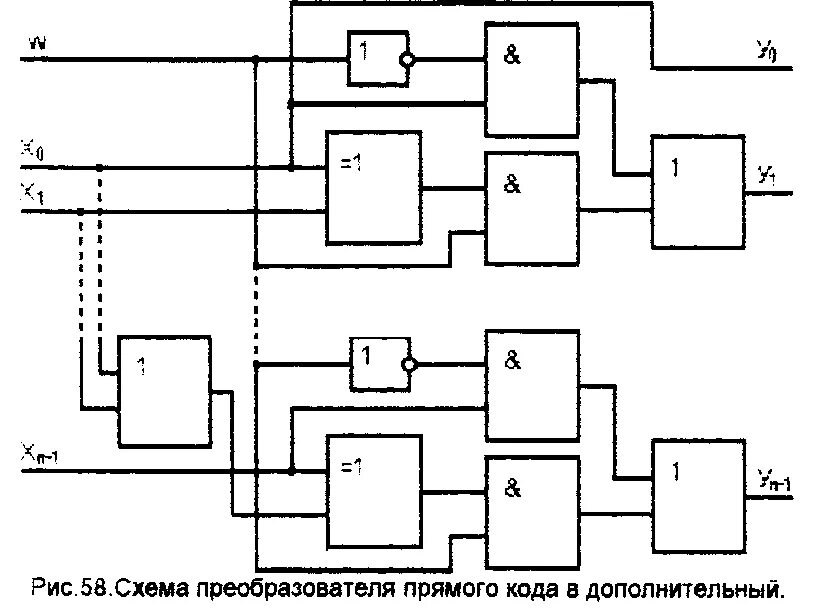 Принципиальная электрическая схема преобразователя кодов Схема код