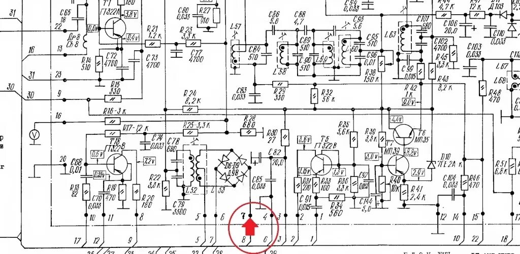 Принципиальная электрическая схема приемника океан 209 Океан-209: Восстановление СВ/ДВ приёма - Форумы сайта "Отечественная радиотехник
