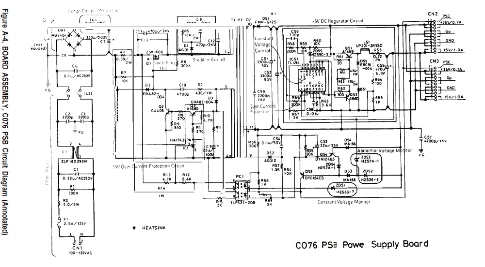 Принципиальная электрическая схема принтера р1006 EPSON C076 PSE - Regulacja napięcia od 5 do 35V - elektroda.pl