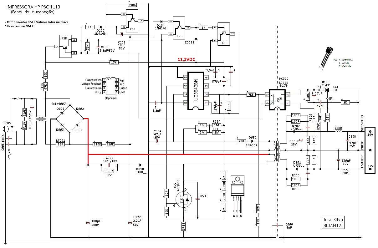 Принципиальная электрическая схема принтера р1006 Solucionado: Re: Impressora HP PSC 1110 - Comunidade de Suporte HP - 154950