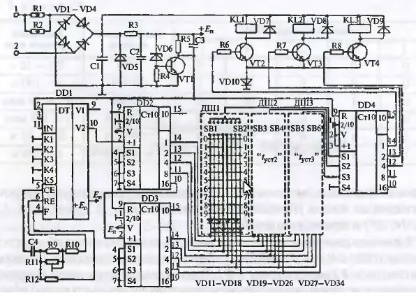 Принципиальная электрическая схема реле времени Реле времени ВЛ-56 - расшифровка, содержание драгметаллов, характеристики, справ