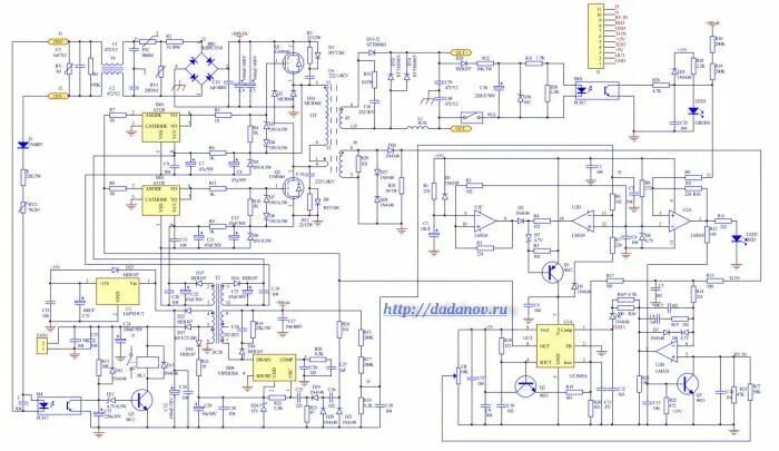 Принципиальная электрическая схема ресанта 160 Ресанта Саи190 - Ремонт - Форум по радиоэлектронике Инверторы, Ремонт, Электронн