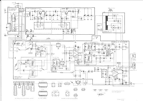 Принципиальная электрическая схема рп 313 Strelasund RR1021 Radio Robotron Vertrieb Berlin / Werk Stralsund Radiomuseum.or