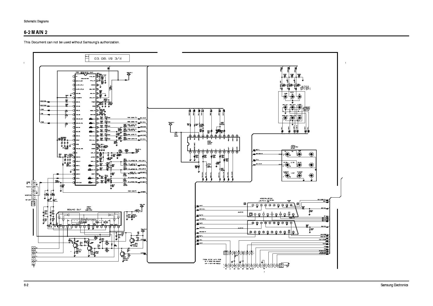 Принципиальная электрическая схема samsung yepp rm sf50 SAMSUNG CS25M6SSQ CH S61A SCH Service Manual download, schematics, eeprom, repai