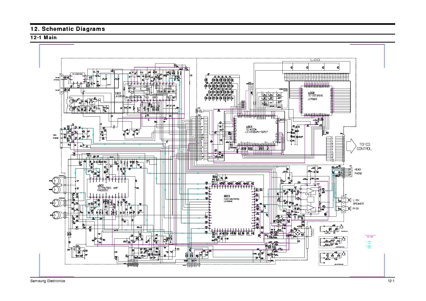 Принципиальная электрическая схема samsung yepp rm sf50 SAMSUNG MM-26 Service Manual download, schematics, eeprom, repair info for elect