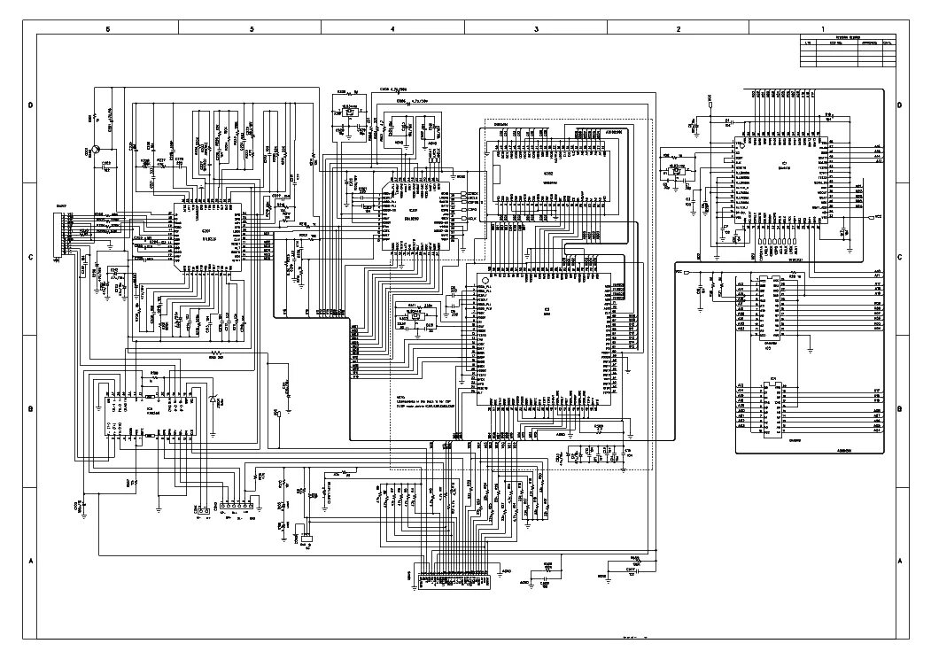 Принципиальная электрическая схема штатной автомагнитолы ителма HYUNDAI H-CDM8052,8053 Service Manual download, schematics, eeprom, repair info 