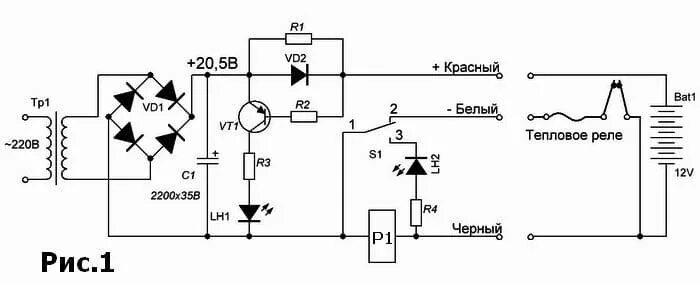 Принципиальная электрическая схема шуруповерта uazbuka.ru - Показать сообщение отдельно - Как зарядить аккумулятор к шуруповерт