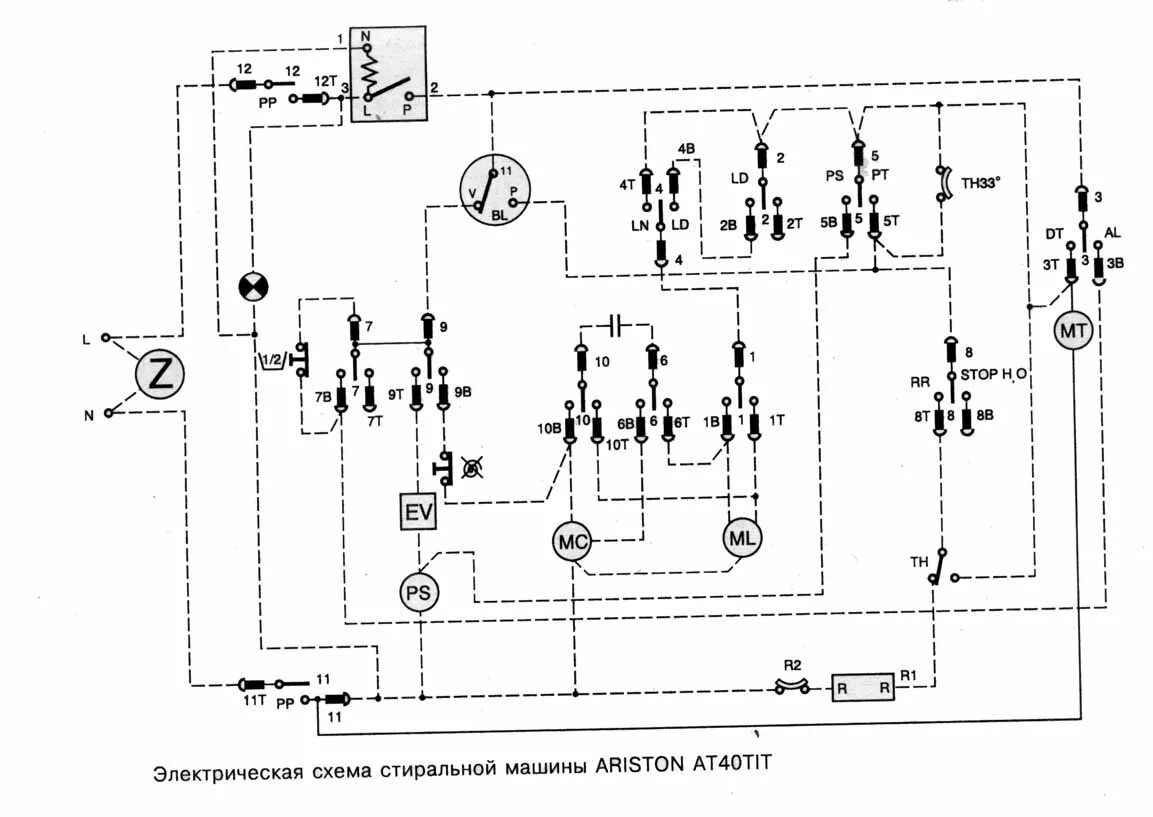 Принципиальная электрическая схема стиральной машине lg Ремонт стиральных машин