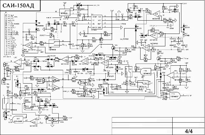 Принципиальная электрическая схема сварки дачник саи 180 Ремонт - яясварочный инвертер Ресанта САИ 250 К Серия Компакт: просто