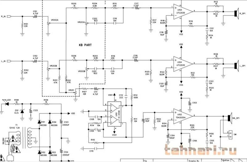 Принципиальная электрическая схема sven Ответы Mail.ru: Аудиосистема SVEN MS-970, (2.1) Появился сильный дисбаланс по ка