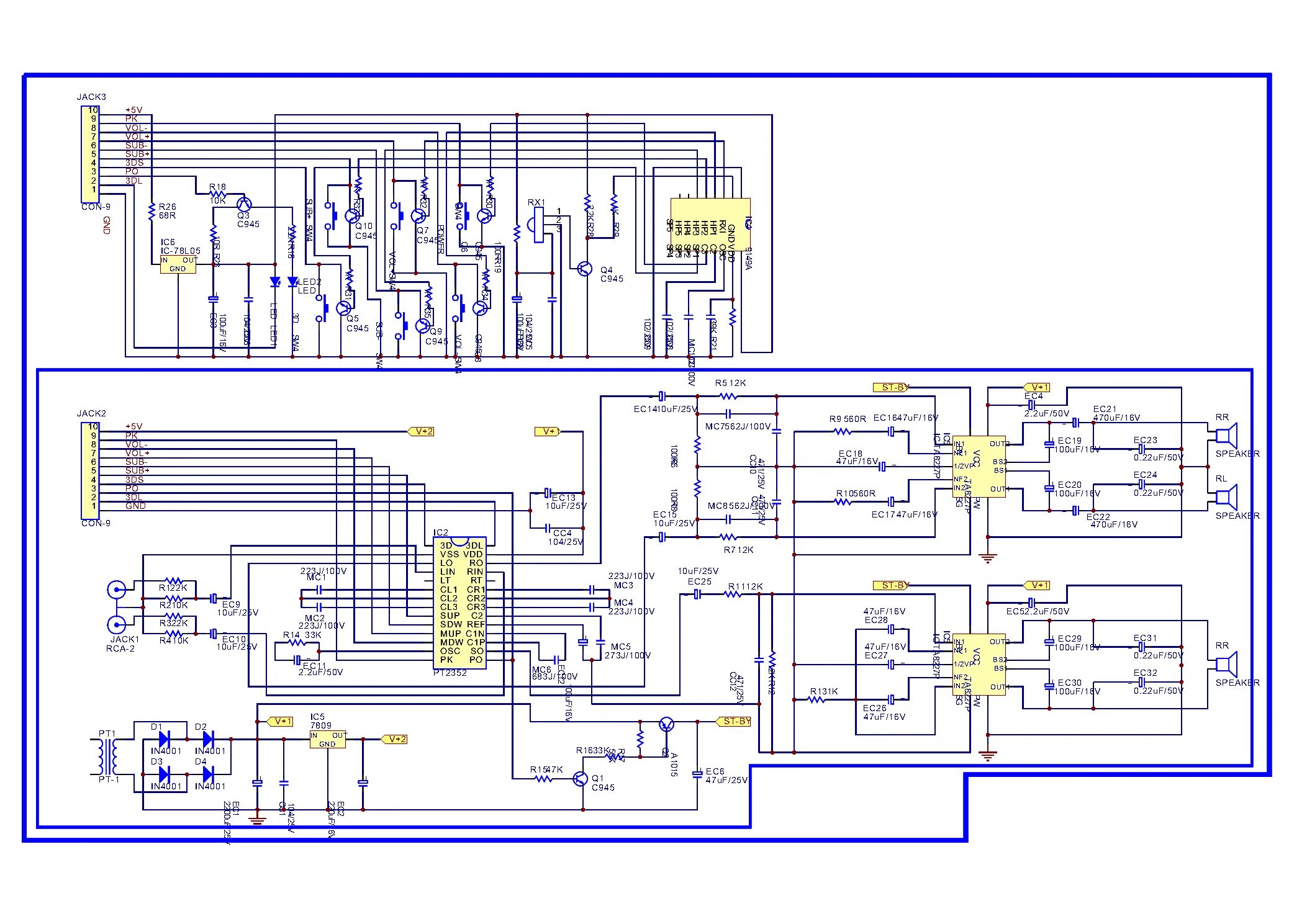 Принципиальная электрическая схема sven sps 910 характеристики SVEN SPS-910 SCH Service Manual download, schematics, eeprom, repair info for el