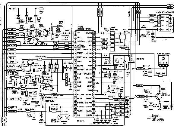 Принципиальная электрическая схема телевизора samsung SAMSUNG CK5073 1 Service Manual download, schematics, eeprom, repair info for el