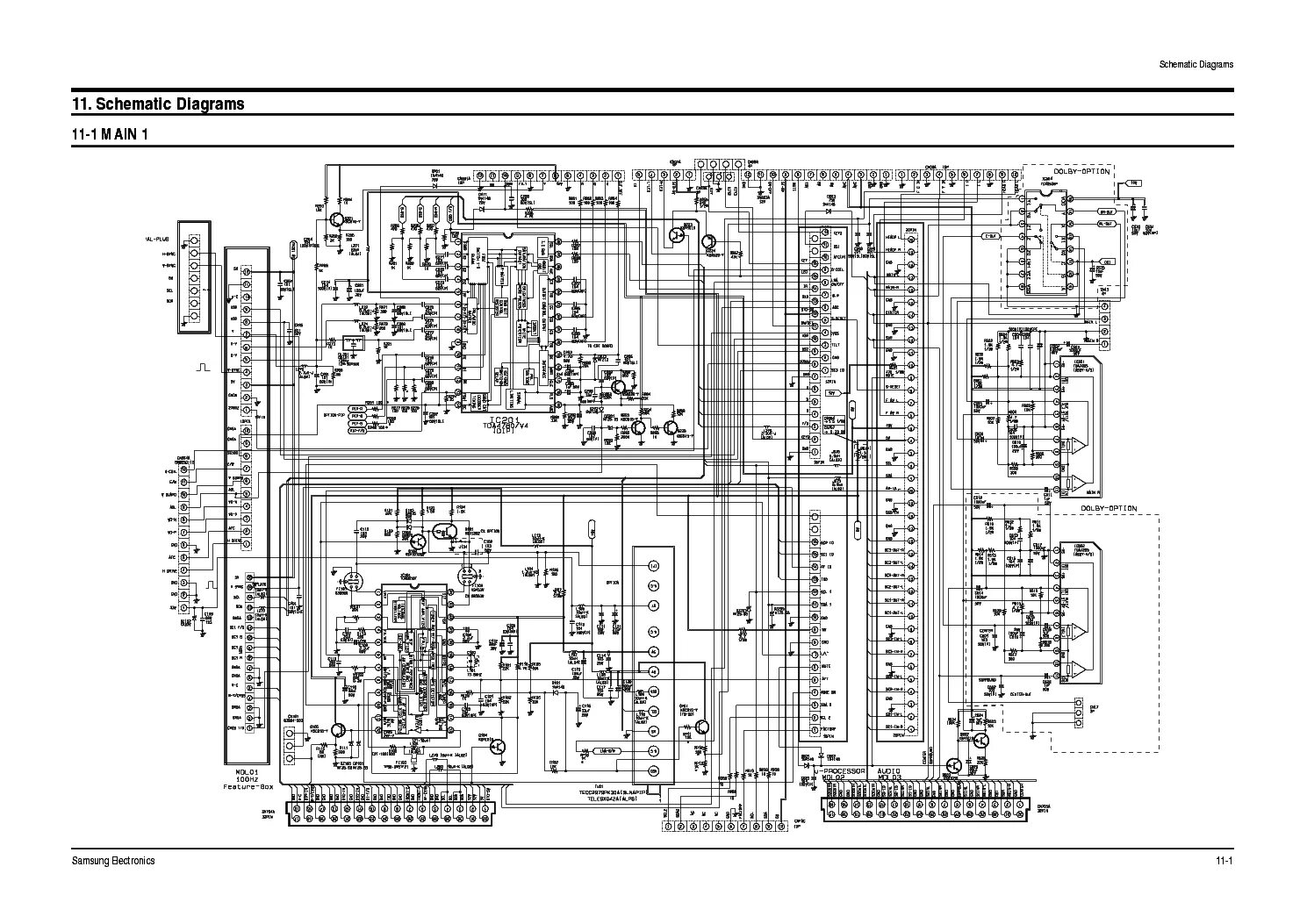 Принципиальная электрическая схема телевизора samsung SAMSUNG CHSCT53A Service Manual download, schematics, eeprom, repair info for el