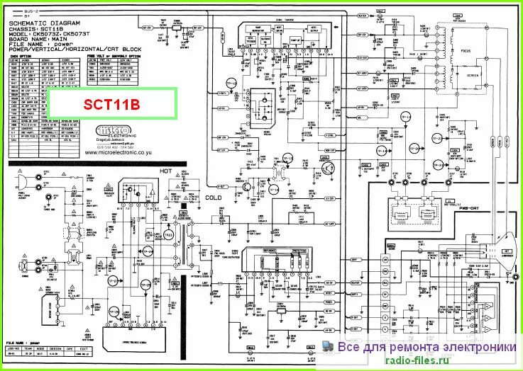 Принципиальная электрическая схема телевизора samsung ue24h4080au Шасси SCT11B схема SCT11B - Все для ремонта электроники