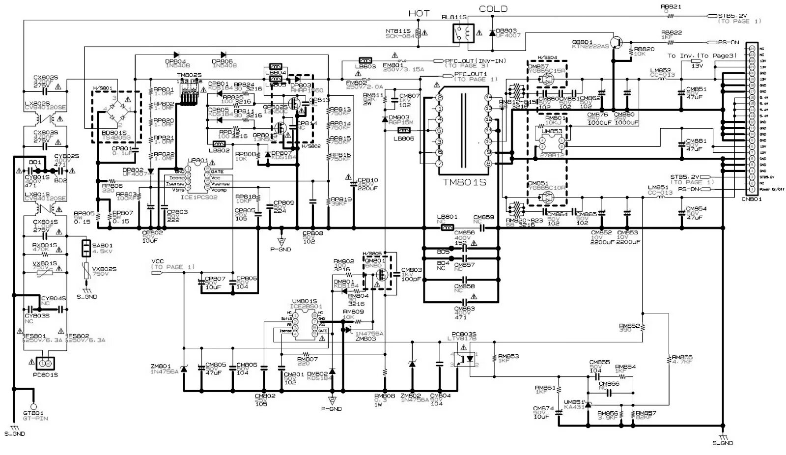 Принципиальная электрическая схема телевизора samsung ue24h4080au Electro help: BN44 00165A SAMSUNG LED LCD TV SMPS CIRCUIT DIAGRAM