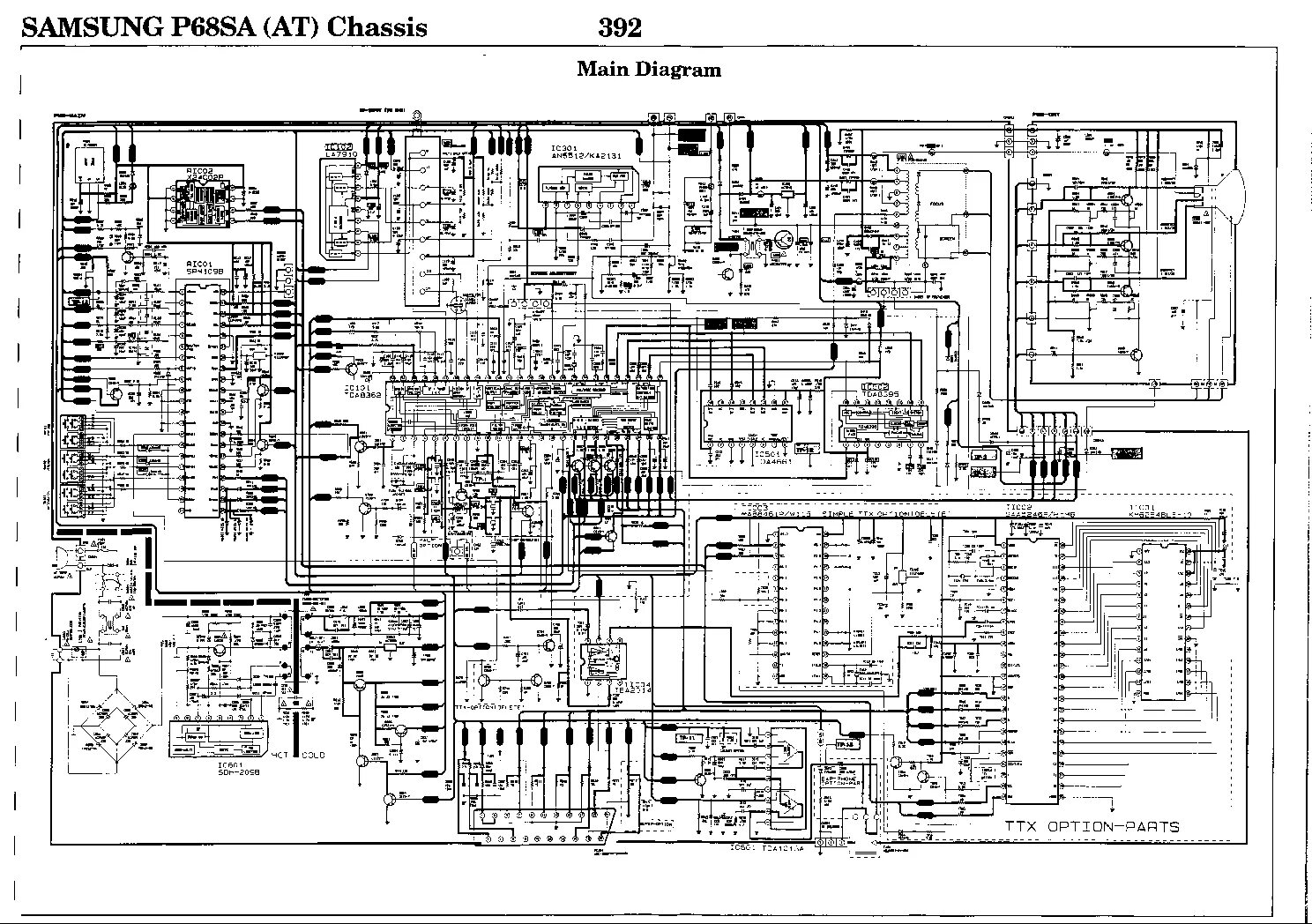 Принципиальная электрическая схема телевизора samsung ue24h4080au SAMSUNG CI5061A CI5061AT CHASSIS P68SA Service Manual download, schematics, eepr