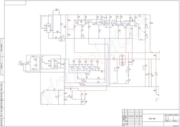 Принципиальная электрическая схема тес 12 3 нт Всем привет, помогите выяснить как по схеме можно увеличить выходное напряжение,